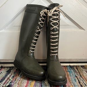 Ilse Jacobsen lace-up rain boots